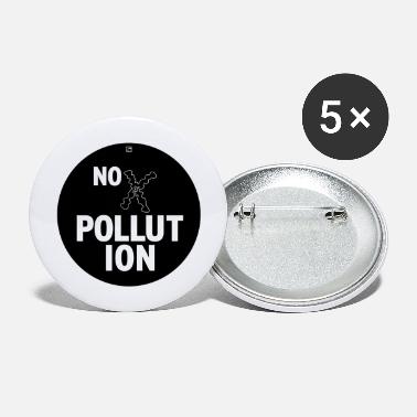 Pollution NO POLLUTION - Large Buttons