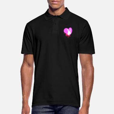 Heartache Heart // Heartbreaker // Love // Heartache - Men&#39;s Polo Shirt