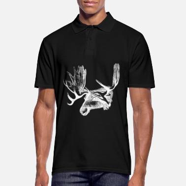 Cacciatore Di Teste Cacciatore di teste di cervo alce antler - Polo uomo
