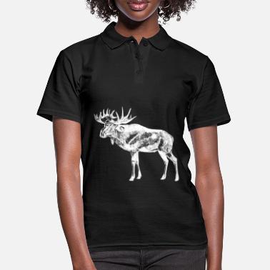 Cacciatore Di Teste Cacciatore di teste di cervo alce antler - Polo donna