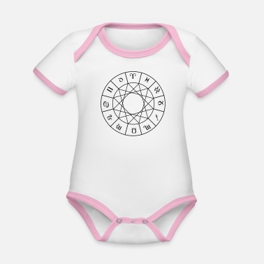 Astrologi astrologi - Ekologisk kontrastfärgad babybody