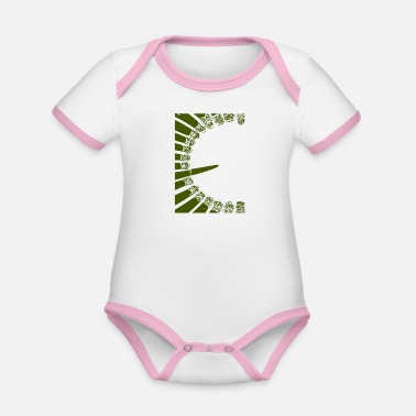 Tändsticka tändstickor - Ekologisk kontrastfärgad babybody