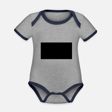Kvadrat kvadrat - Ekologisk kontrastfärgad babybody