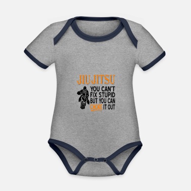Jujutsu Jujutsu - Ekologisk kontrastfärgad babybody