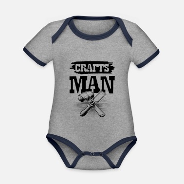 Craftsman craftsman Craftsman - Organic Contrast Baby Bodysuit