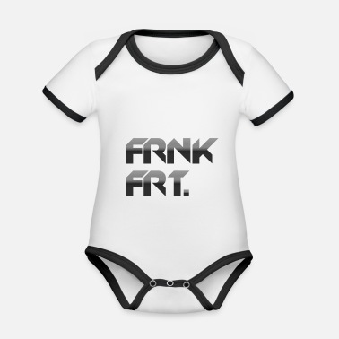 Frankfurt Frankfurt - Ekologisk kontrastfärgad babybody