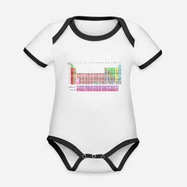 Periodiska Systemet periodiska systemet - Ekologisk kontrastfärgad babybody