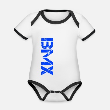 Bmx #BMX - Ekologisk kontrastfärgad babybody