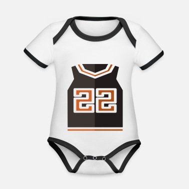 Korg Korg - Ekologisk kontrastfärgad babybody