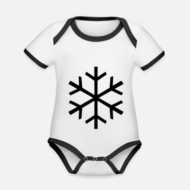 Frost Frost - Ekologisk kontrastfärgad babybody