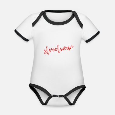 Streetwear Pixelpunker.de Streetwear - Ekologisk kontrastfärgad babybody
