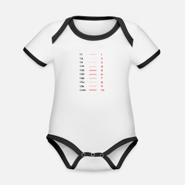 Pulling Roots Square root, root of ... - Organic Contrast Baby Bodysuit