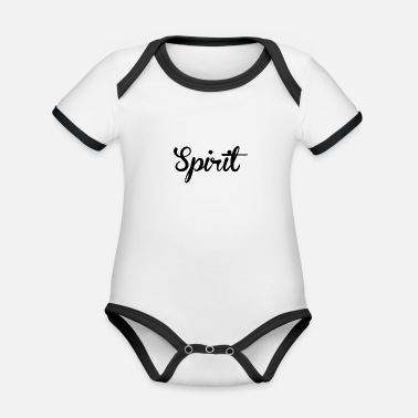 Spirit Spirit - Ekologisk kontrastfärgad babybody