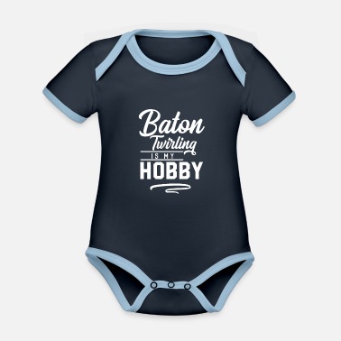Vrida Stången vrids - Ekologisk kontrastfärgad babybody