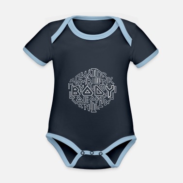 Body body - Organic Contrast Baby Bodysuit