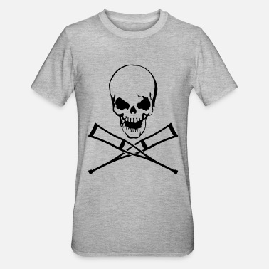 Crutches Skull with crutches - Unisex Polycotton T-Shirt
