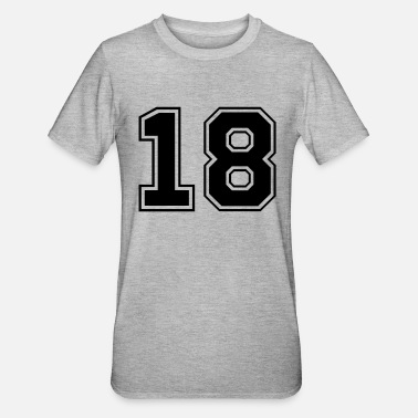 Achtzehn achtzehn - Unisex Polycotton T-Shirt