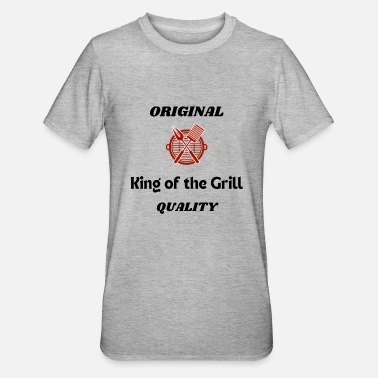 Rôti Original king of the grill Roi Barbecue Grillade - T-shirt polycoton Unisexe