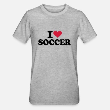 I Love Soccer I love Soccer - Unisex Polycotton T-skjorte