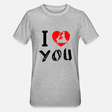 I Love You I love you - Unisex Polycotton T-Shirt