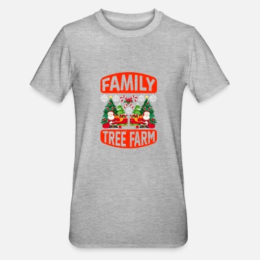 Cherry Tree Christmas Quote Family Tree Farm - Unisex Polycotton T-Shirt
