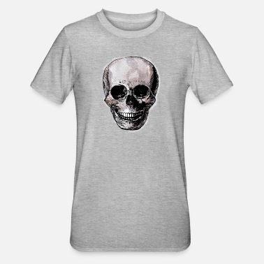 India Ink Skull in ink - Unisex Polycotton T-Shirt