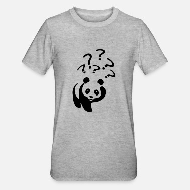 Utstikkerøyne clueless Panda - Unisex Polycotton T-skjorte