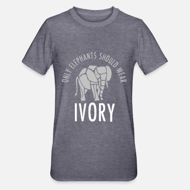 Wear Only elephants should wear ivory - Unisex Polycotton T-Shirt
