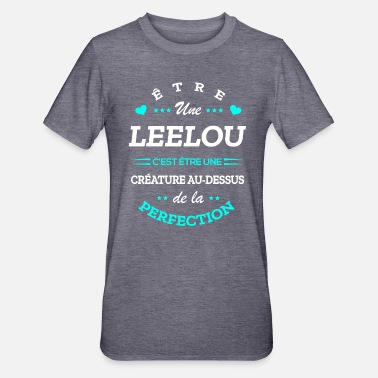 Personnaliser LEELOU PARFAITE - NOM LEELOU - T-shirt polycoton Unisexe
