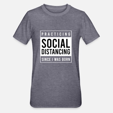 Distance SOCIAL DISTANCING - Unisex Polycotton T-Shirt