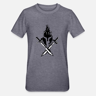 Helm Spartański hełm z mieczem - Koszulka unisex z polibawełny