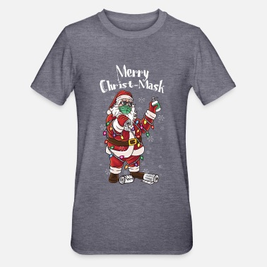 Mask Merry Christ-Mask - Santa Claus with a mask - Unisex Polycotton T-Shirt