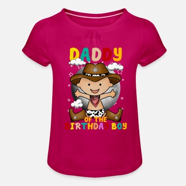 Carneval Daddy Of The Birthday Boy - Girls&#39; Ruffle T-Shirt