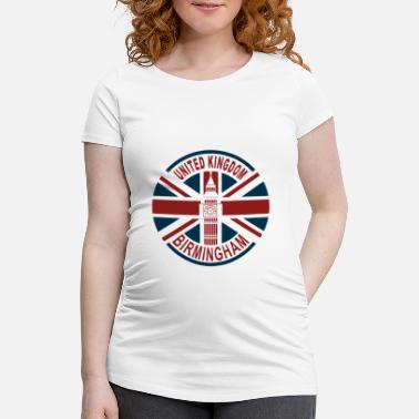 Regno Unito Birmingham Regno Unito Regno Unito Union Jack British Fl - Maglietta premaman