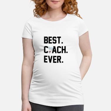Boarders BEST COACH BADMINTON - Maternity T-Shirt