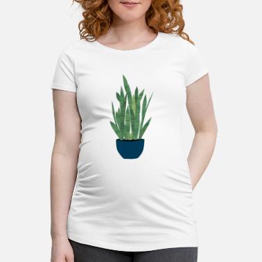 Flora I Fauna Sansevieria - Koszulka ciążowa