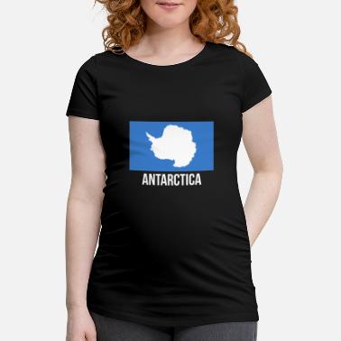 Südpol Antarktis Flagge Südpol - Schwangerschafts-T-Shirt