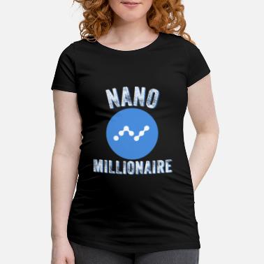 Nano Nano Crypto - XRB, Raiblocks, Nano - Schwangerschafts-T-Shirt