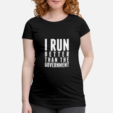 Rennen Rennen - Schwangerschafts-T-Shirt