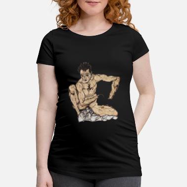 Schielen Egon Schiele - Schwangerschafts-T-Shirt