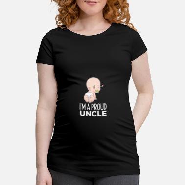 Nyfødte Gravid Jeg er en stolt onkel av søte nyfødte babyer - Gravid T-skjorte