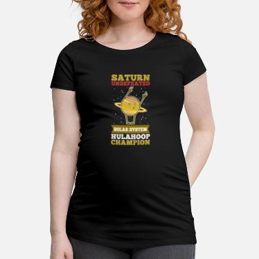 Astronomi Saturn mester - Gravid T-skjorte