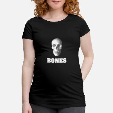 Schädel Und Knochen Knochen und Schädel - Schwangerschafts-T-Shirt