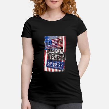Tablice Rejestracyjne USA tablice rejestracyjne prezent dla USA - Koszulka ciążowa