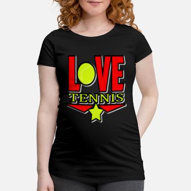 Jeg Elsker Tennis Jeg elsker tennis - Jeg elsker tennis - Gravid T-skjorte