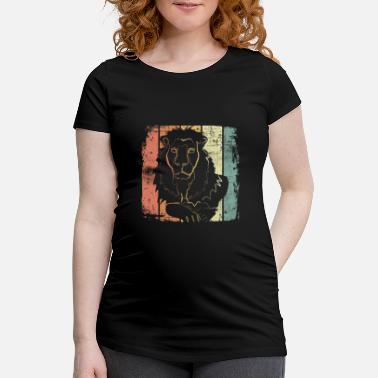 I Love Retro Løve retro - Gravid T-skjorte