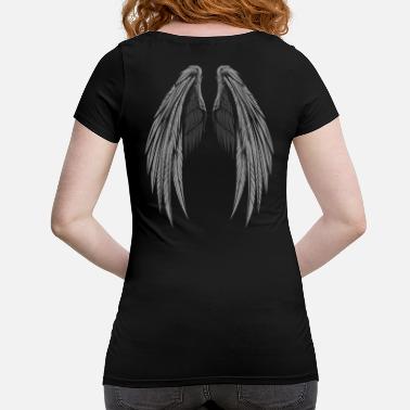 Anielskie Skrzydła Anielskie skrzydła z tyłu anielskie skrzydła - Koszulka ciążowa