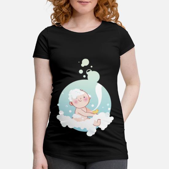 Süßes Umstands-Langarmshirt mit Print "Mädchen" oder "Junge"  von My Tummy 