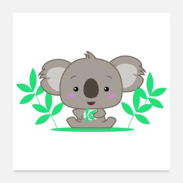 Posteres De Koala Disenos Unicos Spreadshirt