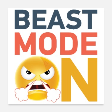 Gym Beast mode ON! Motivation for the GYM! - Poster